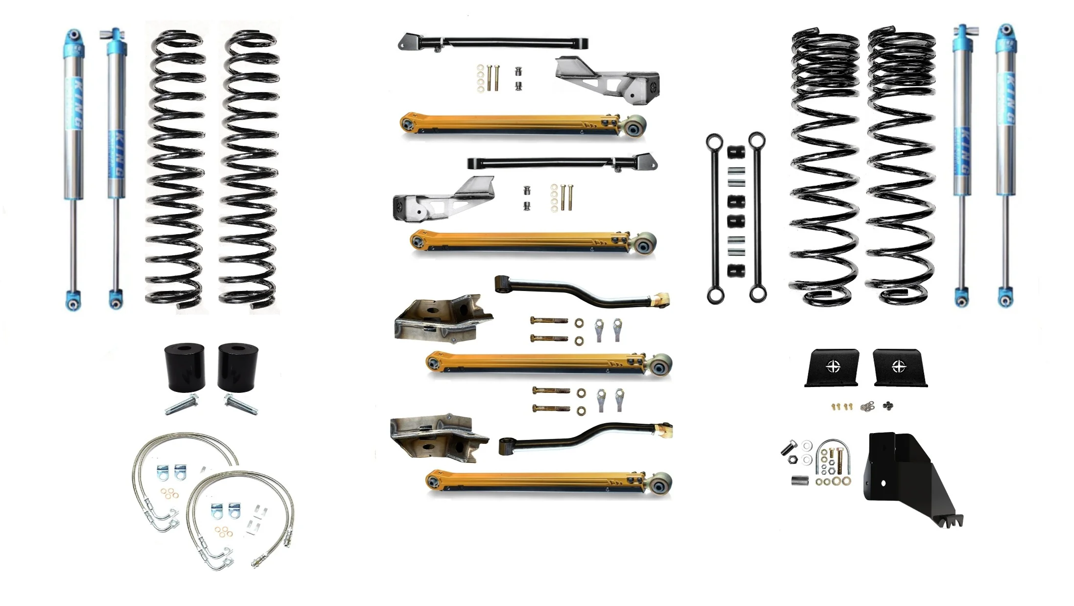 4.5" DIESEL JT GLADIATOR LONG ARM LIFT KIT SUSPENSION SYSTEMS - Image 18
