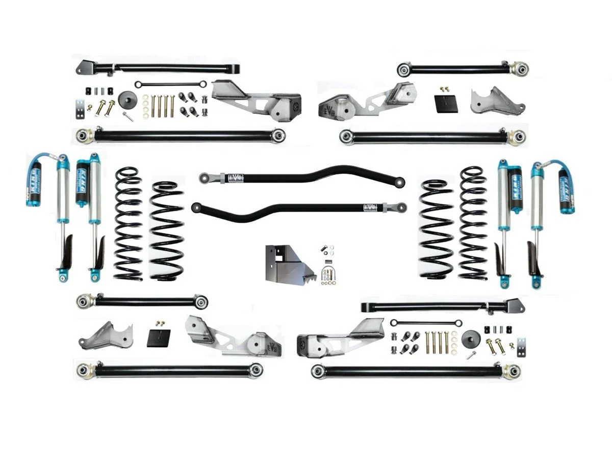 4.5 INCH LIFT GAS HIGH CLEARANCE LONG ARM JEEP WRANGLER JLU SUSPENSION SYSTEM ( 4 DOOR ONLY ) - Image 4