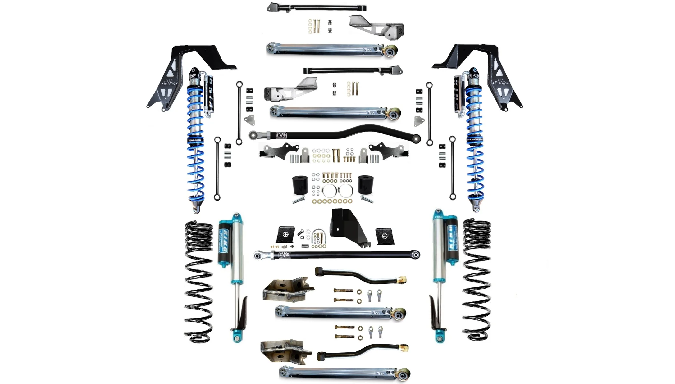 JT (GAS) 4.5 or 6.5 Inch Lift KING FUSION SUSPENSION LONG ARM LIFT KIT JEEP GLADIATOR - Image 5