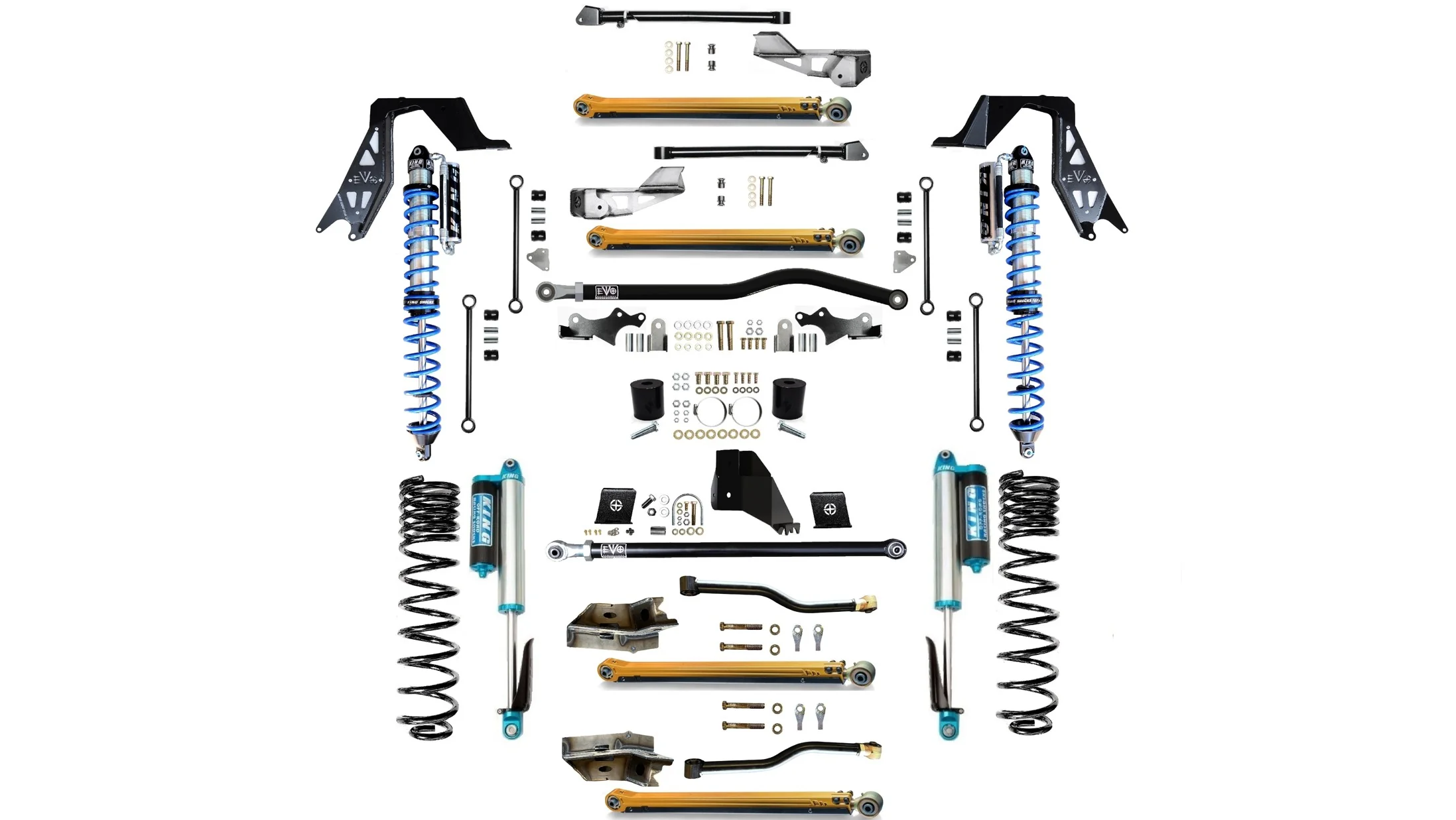 JT (GAS) 4.5 or 6.5 Inch Lift KING FUSION SUSPENSION LONG ARM LIFT KIT JEEP GLADIATOR - Image 6