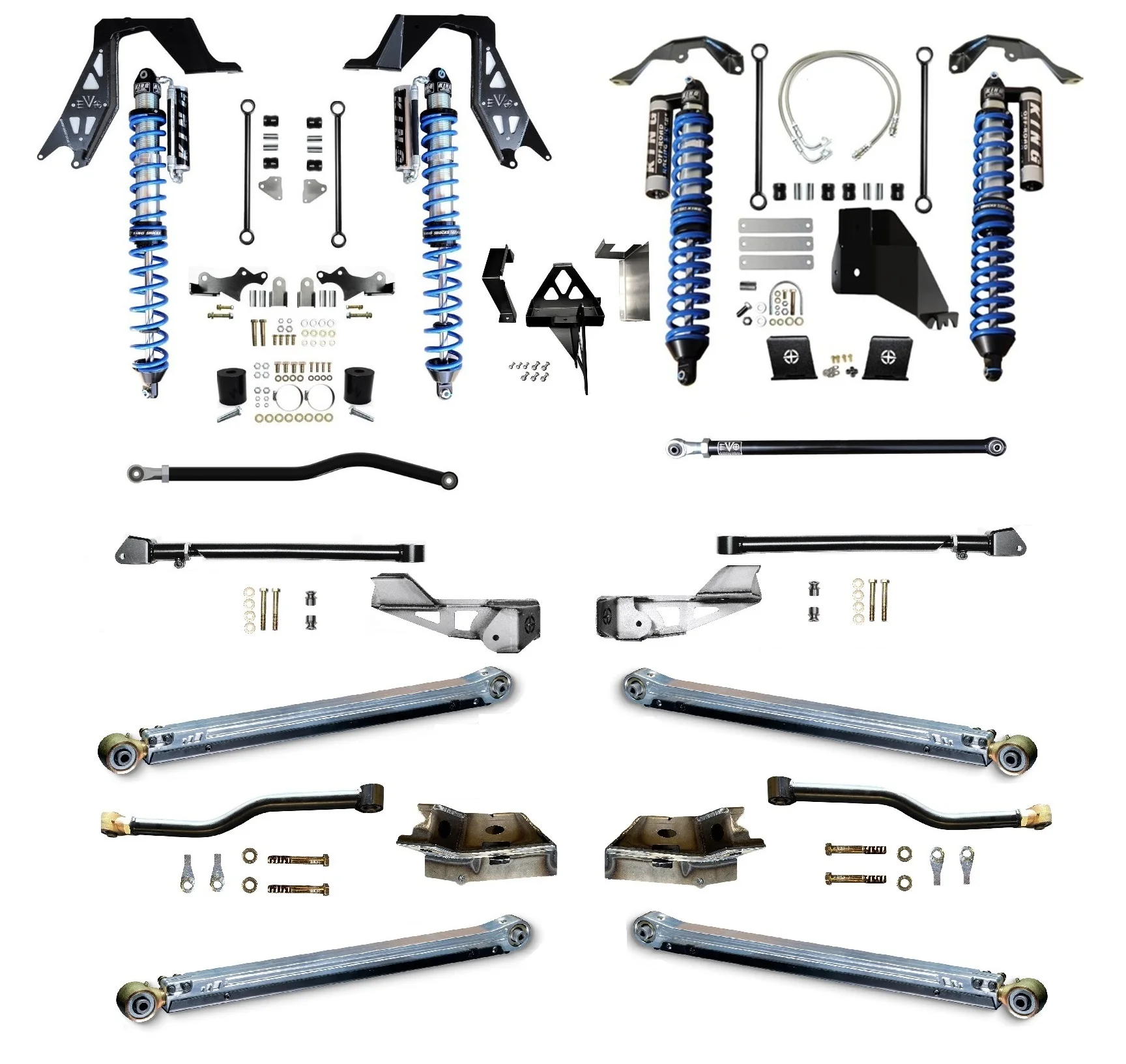 JT (Diesel) King 2.5 Inch Coilover Long Arm PRO PLUS GLADIATOR - Image 4