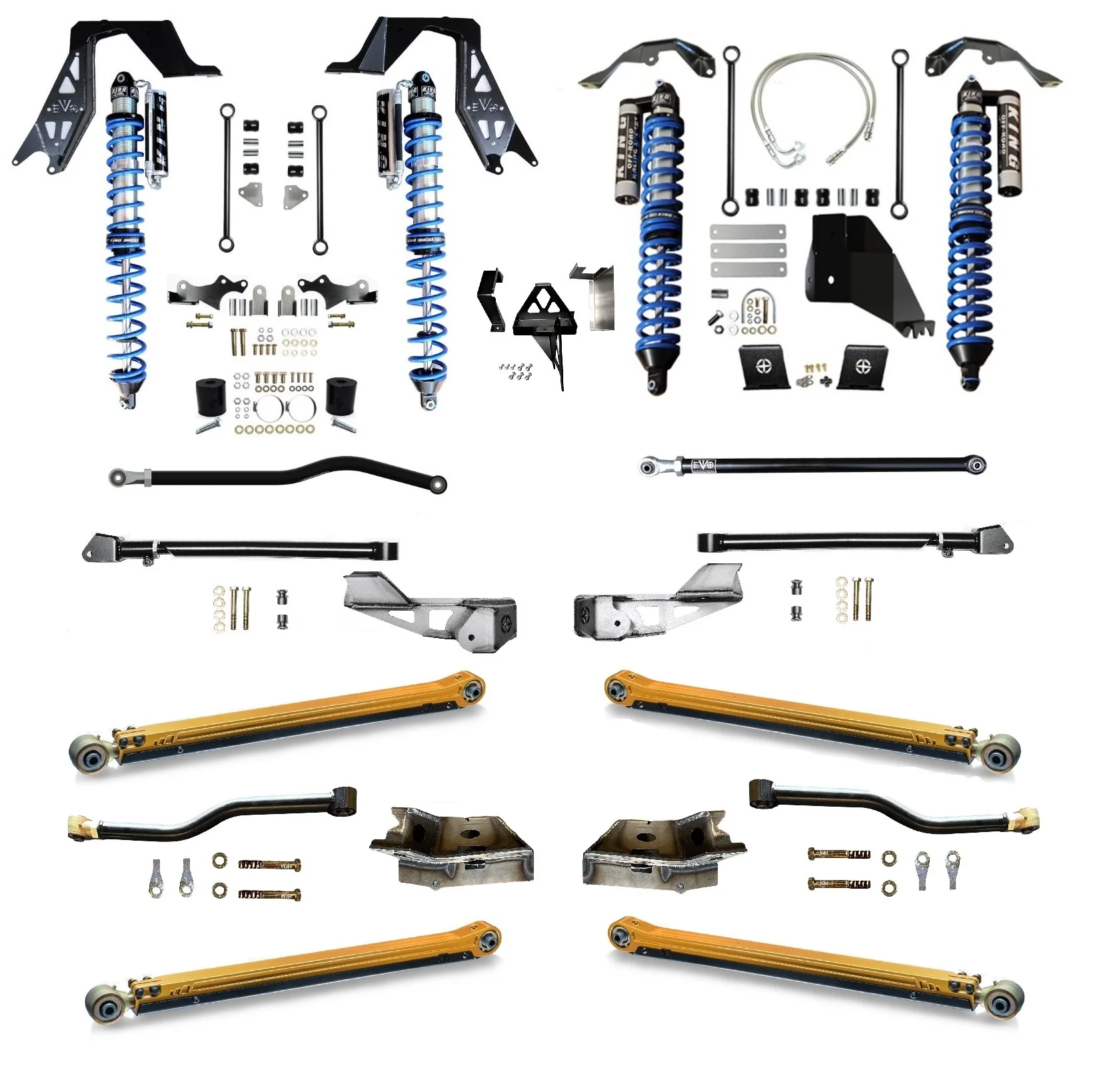 JT (Diesel) King 2.5 Inch Coilover Long Arm PRO PLUS GLADIATOR - Image 5