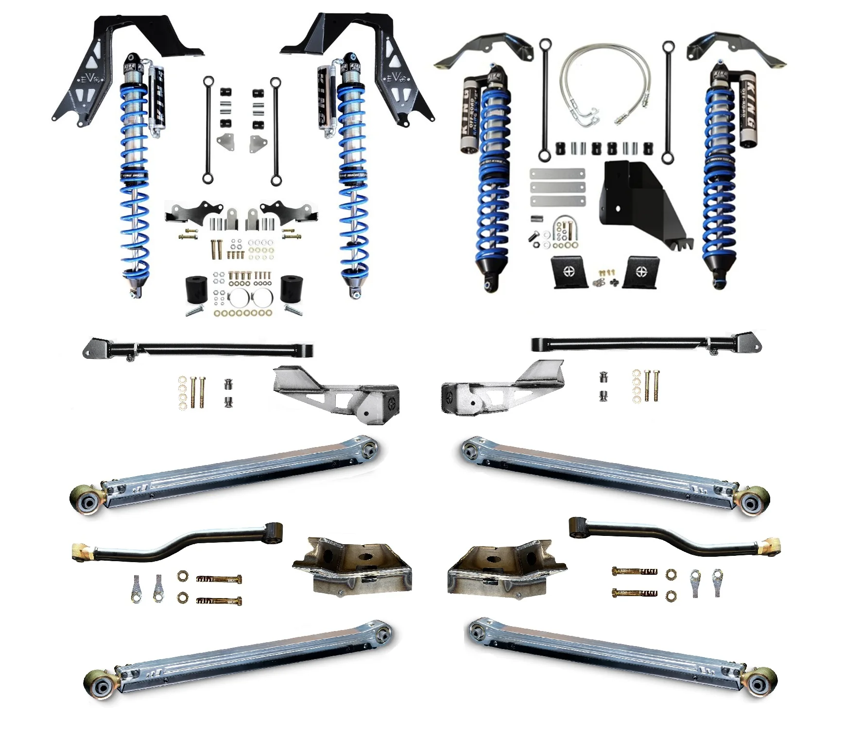 JT (GAS) 2.5 inch King Coilover Long Arm PRO PLUS GLADIATOR - Image 4