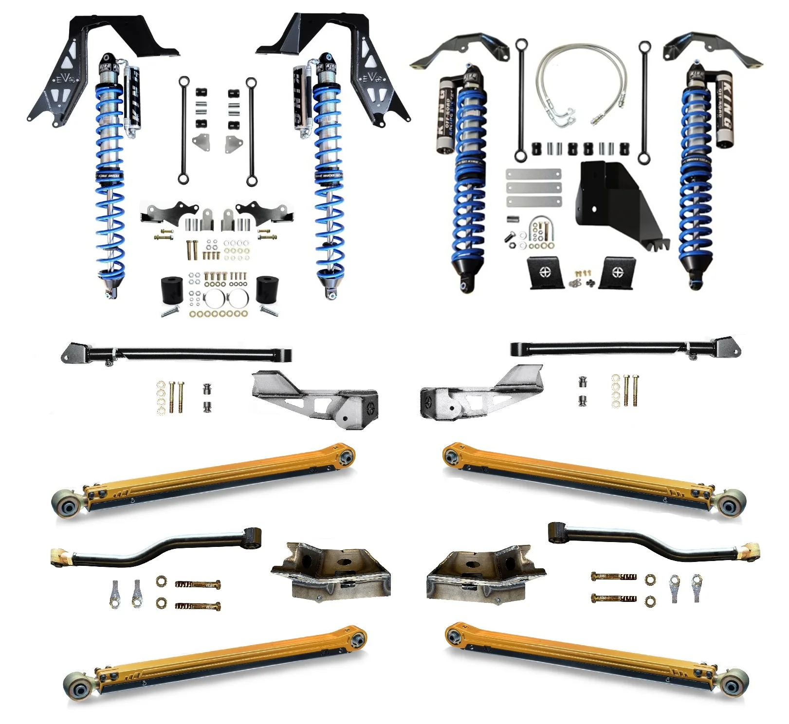 JT (GAS) 2.5 inch King Coilover Long Arm PRO PLUS GLADIATOR - Image 5