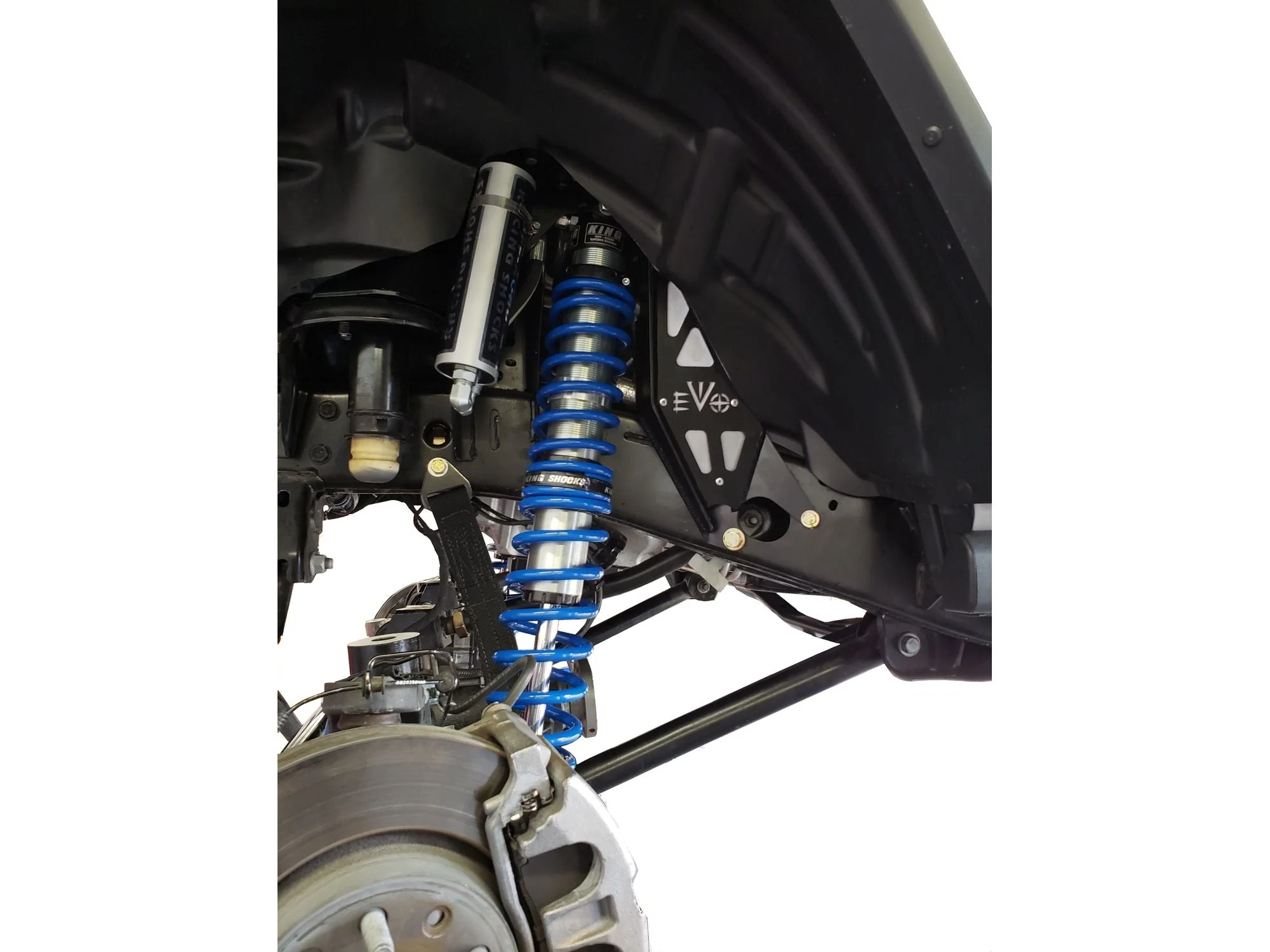 14" Inch Travel EVO SPEC KING NV2514 FRONT BOLT-ON 2.5" COILOVER KIT BLACK FOR JL/JT WRANGLER & GLADIATOR - Image 3