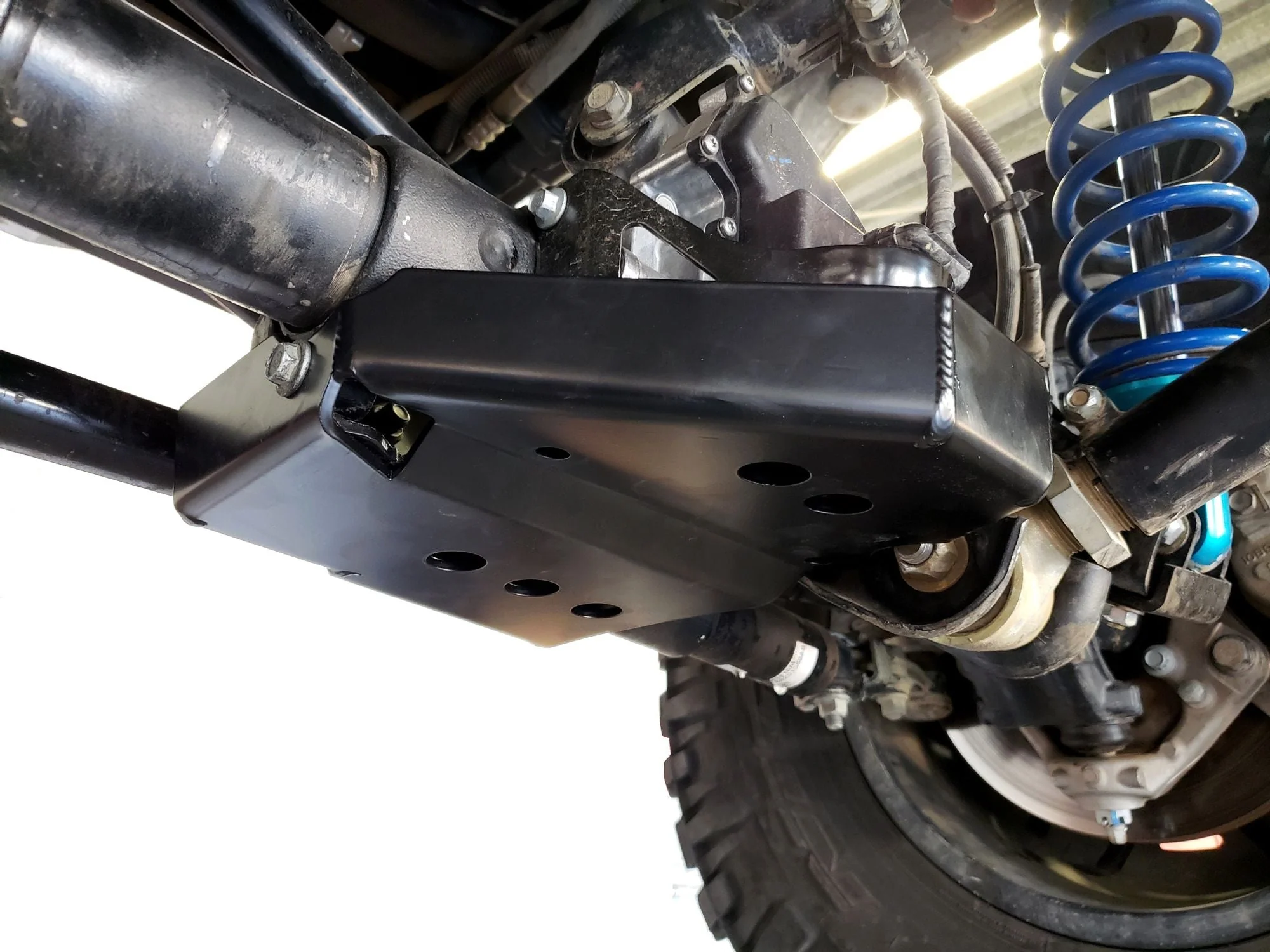 PROTEK FRONT AXLE DISCONNECT SKID PLATE, BLACK FAD CAD FOR JL/JT - Image 3